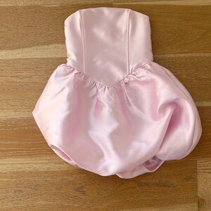 Katie J NYC Pink Satin Dress